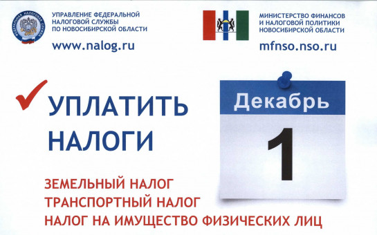 Уплата налогов за 2017 год